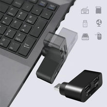 Load image into Gallery viewer, 4 In 1 Rotatable USB Hub