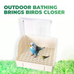 Automatic Bird Bath with Water Circulation