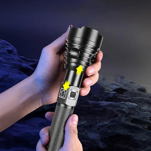LED Rechargeable Tactical Laser Flashlight