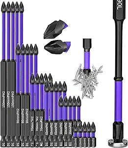 D1 Anti-Slip And Shock-Proof Bits With Phillips Screwdriver Bits