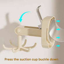 Load image into Gallery viewer, Suction Cup Six-Claw Swivel Hook