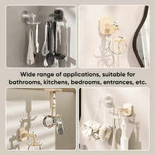 Load image into Gallery viewer, Suction Cup Six-Claw Swivel Hook