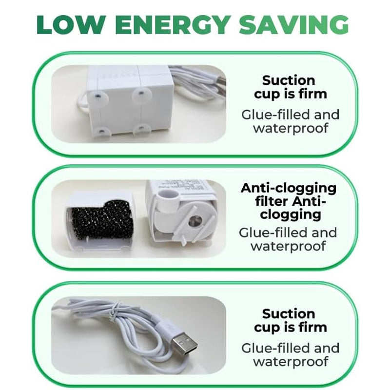 Automatic Bird Bath with Water Circulation