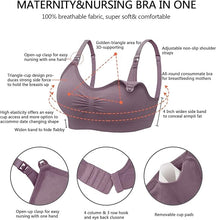 Load image into Gallery viewer, Nursing Bras for Breastfeeding  Seamless Maternity Bras Pregnancy Sleep Bralette