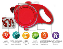 Load image into Gallery viewer, 4 in 1 Dog Retractable Leash