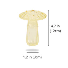 Load image into Gallery viewer, Handmade Glass Mushroom Bud Vase