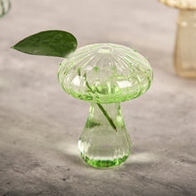 Load image into Gallery viewer, Handmade Glass Mushroom Bud Vase