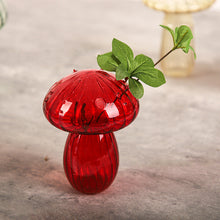 Load image into Gallery viewer, Handmade Glass Mushroom Bud Vase