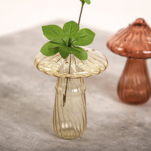 Load image into Gallery viewer, Handmade Glass Mushroom Bud Vase