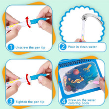 Load image into Gallery viewer, Magic Water Coloring Book（18.3*14.8cm/7.20*5.83in）