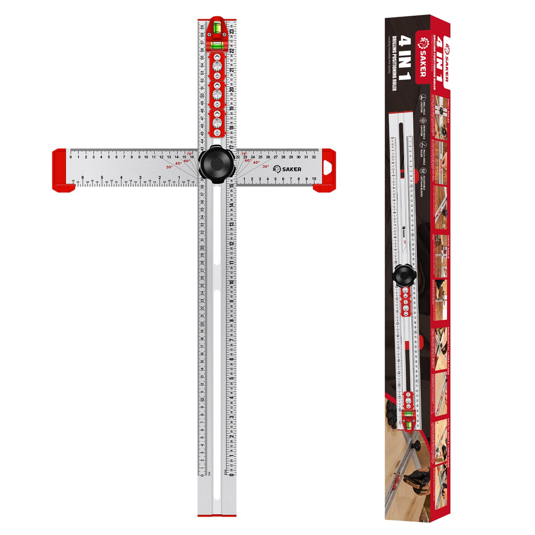 4 in 1 Drilling Positioning Ruler（🔥free shipping）