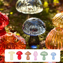 Load image into Gallery viewer, Handmade Glass Mushroom Bud Vase