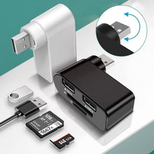 Load image into Gallery viewer, 4 In 1 Rotatable USB Hub