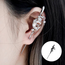 Load image into Gallery viewer, Moon Ear Hook Needle Piercing Earring
