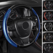 Load image into Gallery viewer, Universal Laser Carbon Fiber Pattern Steering Wheel Cover