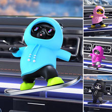 Load image into Gallery viewer, Skateboarding bear car decoration