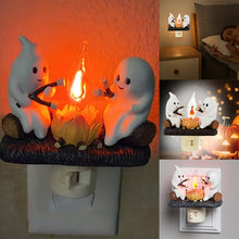 Load image into Gallery viewer, Ghost Campfire Flickering Nightlight