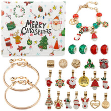 Load image into Gallery viewer, DIY 24 Days Christmas Countdown Calendar Bracelets Set