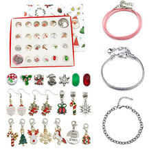 Load image into Gallery viewer, DIY 24 Days Christmas Countdown Calendar Bracelets Set