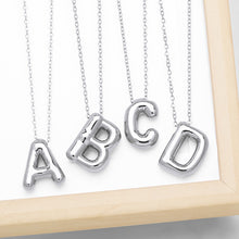Load image into Gallery viewer, Alphabet Diamond Pendant Necklace(1* Alphabet Diamond Pendant Necklace+1*All-match letter clavicle necklace)