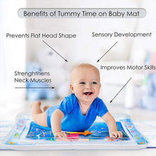 Load image into Gallery viewer, Inflatable Tummy Time Water Sensory Mat for Baby&amp;Pet