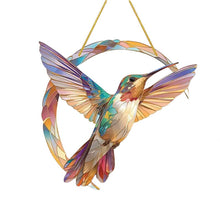 Load image into Gallery viewer, 💖 Hummingbird Suncatcher Colorful Window Hanging 💥