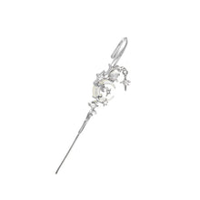 Load image into Gallery viewer, Moon Ear Hook Needle Piercing Earring