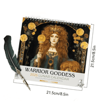 Load image into Gallery viewer, Warrior Goddess 2025 Moon Phase Calendar