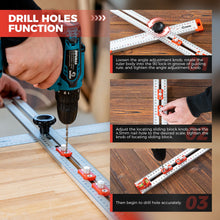 Load image into Gallery viewer, 4 in 1 Drilling Positioning Ruler（🔥free shipping）