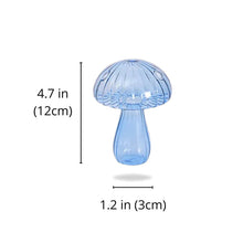 Load image into Gallery viewer, Handmade Glass Mushroom Bud Vase