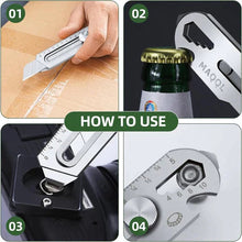 Load image into Gallery viewer, 10 in 1 All-Purpose Portable Stainless Steel Utility Knife