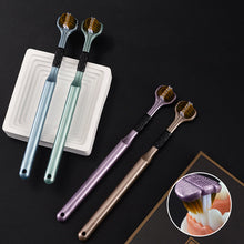 Load image into Gallery viewer, Three-headed, Three-sided Toothbrush