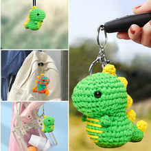 Load image into Gallery viewer, Rainbow Dinosaur Crochet Kit