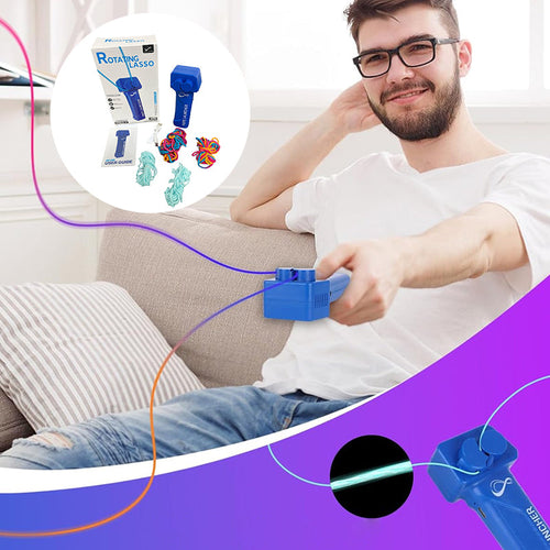 Portable Rope Launcher Loop Fidget Toy