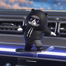 Load image into Gallery viewer, Skateboarding bear car decoration