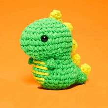 Load image into Gallery viewer, Rainbow Dinosaur Crochet Kit