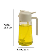 Load image into Gallery viewer, 2-in-1 Glass Oil Sprayer and Dispenser（470ml）