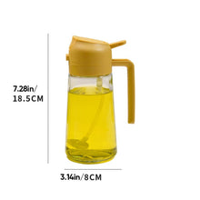 Load image into Gallery viewer, 2-in-1 Glass Oil Sprayer and Dispenser（470ml）