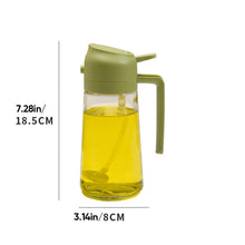 Load image into Gallery viewer, 2-in-1 Glass Oil Sprayer and Dispenser（470ml）