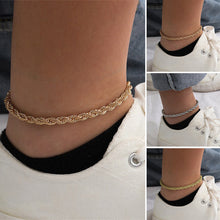 Load image into Gallery viewer, Twist Anklet