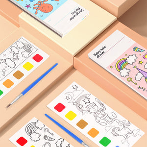 Watercolor Coloring Notes