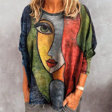 Load image into Gallery viewer, Face Print T-shirt