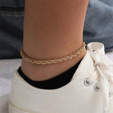 Load image into Gallery viewer, Twist Anklet