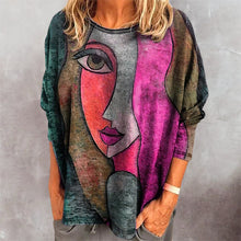Load image into Gallery viewer, Face Print T-shirt