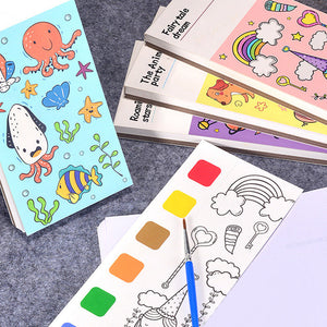 Watercolor Coloring Notes