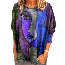 Load image into Gallery viewer, Face Print T-shirt
