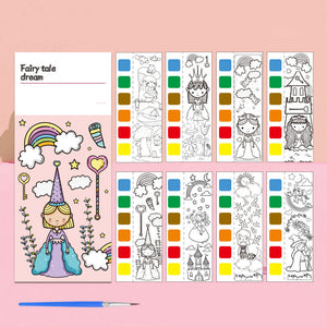 Watercolor Coloring Notes