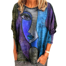 Load image into Gallery viewer, Face Print T-shirt
