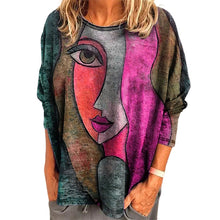 Load image into Gallery viewer, Face Print T-shirt