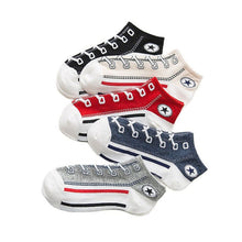Load image into Gallery viewer, Cotton Deodorant Breathable Shallow Crew Socks